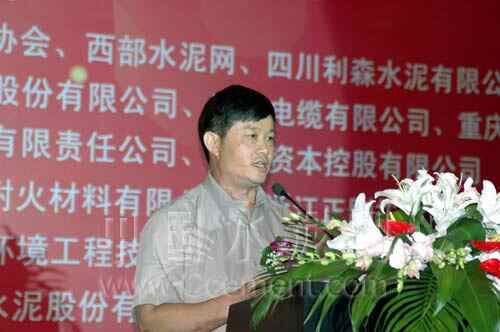 劉道君在第二屆中國(guó)水泥投資高峰論壇上的致辭